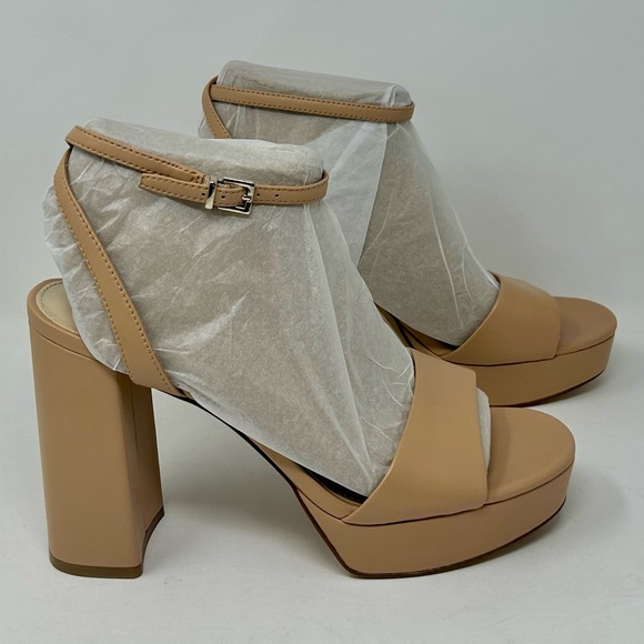 Vince Camuto Tan Block Heel Sandals - Picture 2 of 7